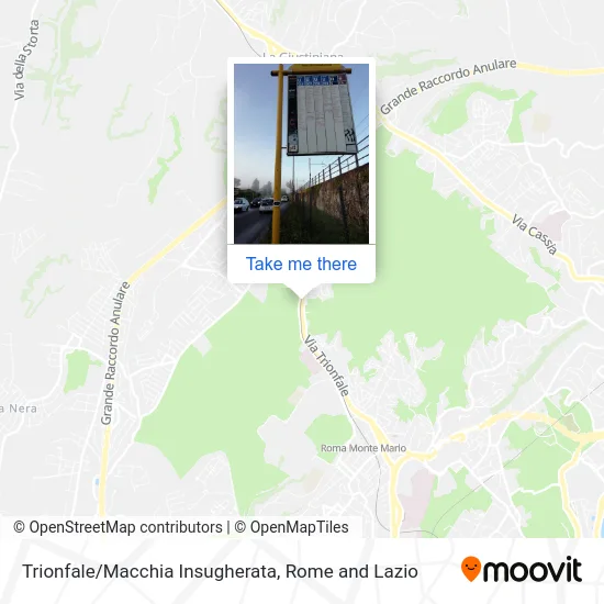 Trionfale/Macchia Insugherata map