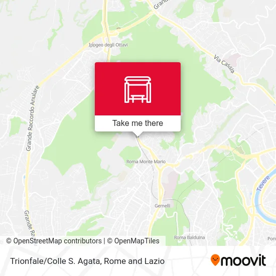 Trionfale/Colle St. Agata map