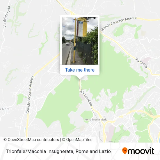 Trionfale/Macchia Insugherata map