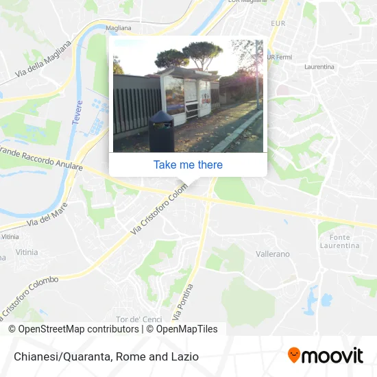 Chianesi/Quaranta map