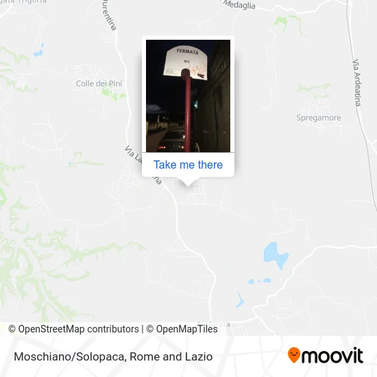 Moschiano/Solopaca map