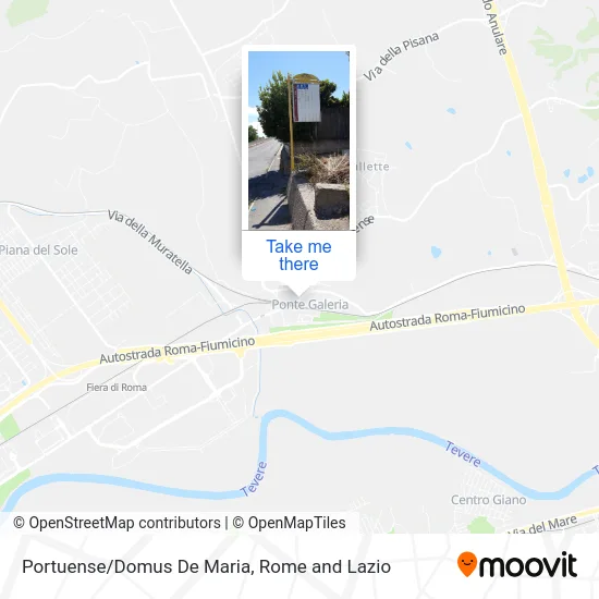 Portuense/Domus De Maria map