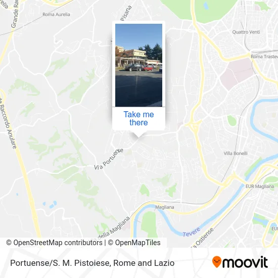 Portuense / Santa Maria Pistoiese map