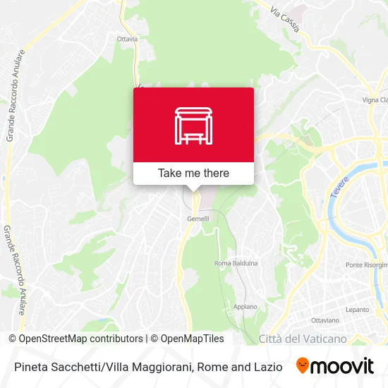 Pineta Sacchetti / Villa Maggiorani map