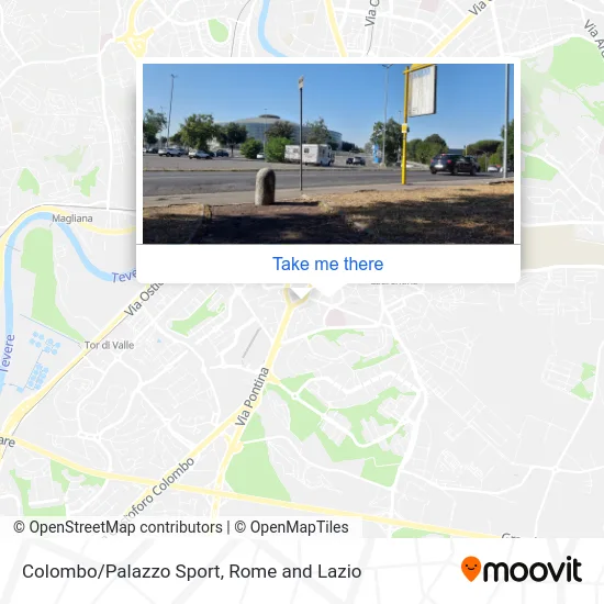 Colombo/Palazzo Sport map