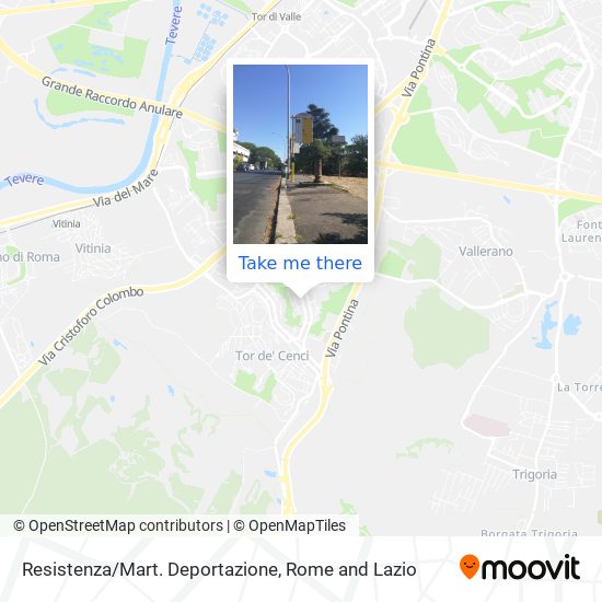 Resistenza/Mart. Deportazione map