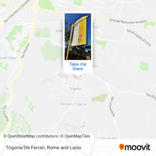 Trigoria/De Ferrari map