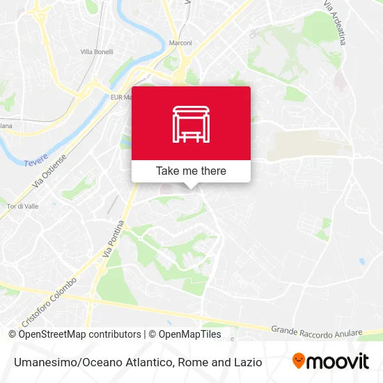 Humanism/Atlantic Ocean map