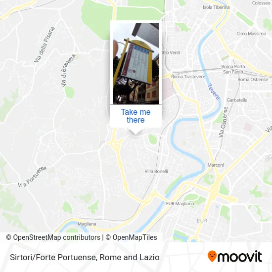 Sirtori/Forte Portuense map