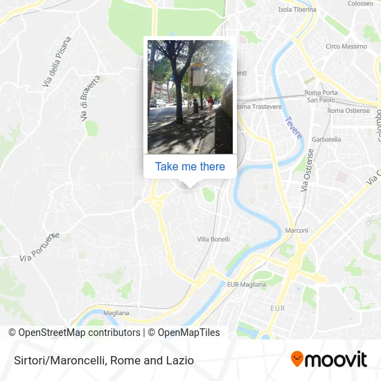 Sirtori/Maroncelli map