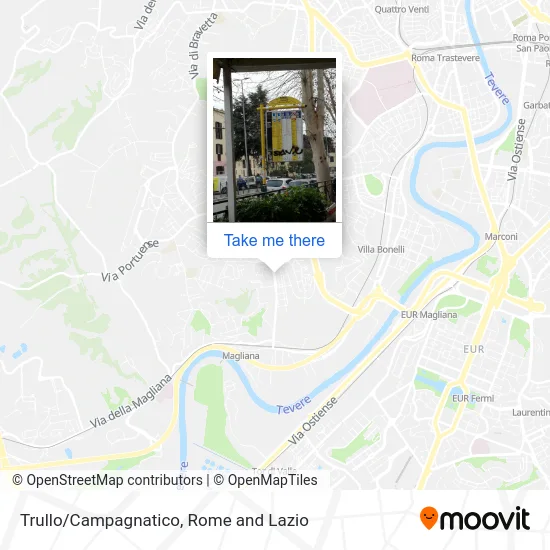 Trullo/Campagnatico map