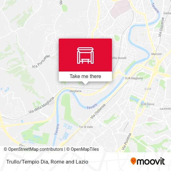 Trullo/Tempio Dia map
