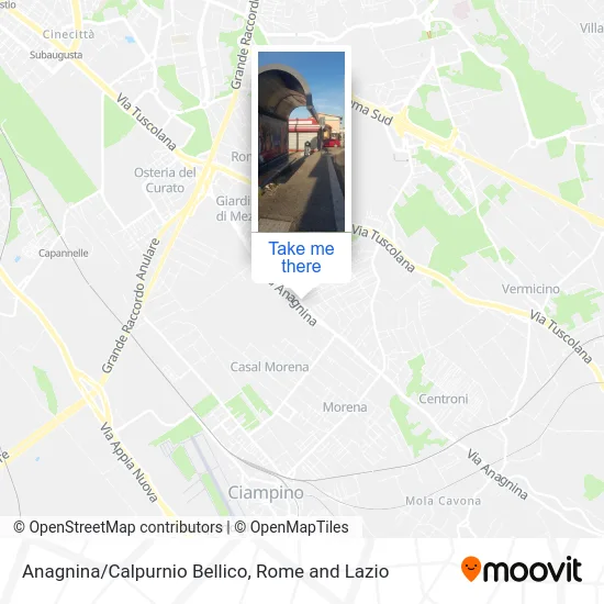 Anagnina/Calpurnio Bellico map