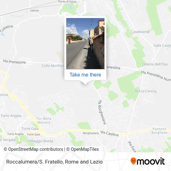 Roccalumera/San Fratello map