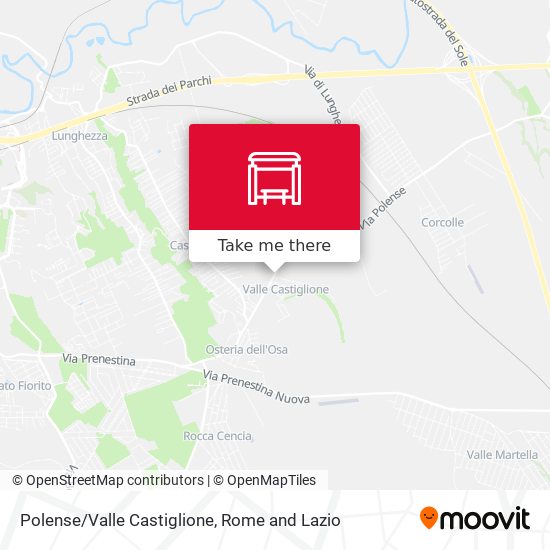 Polense/Valle Castiglione map