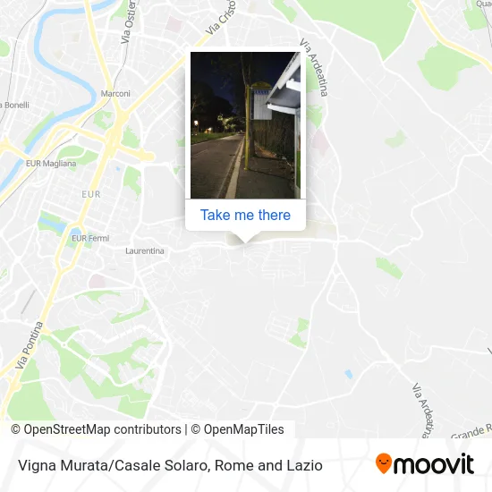 Vigna Murata/Casale Solaro map