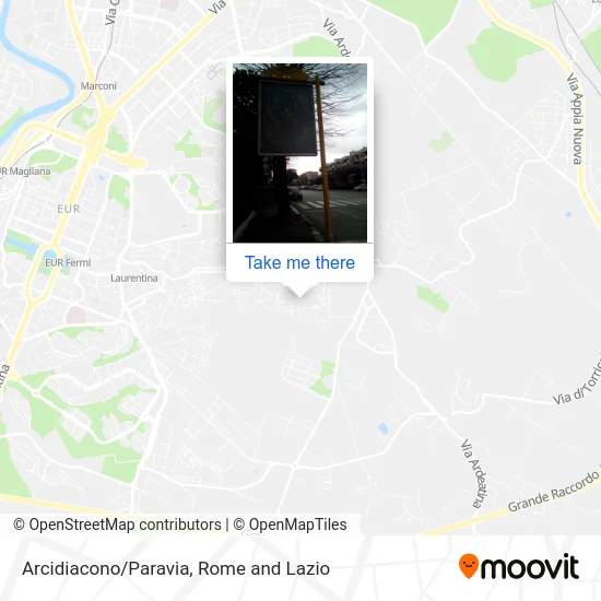 Arcidiacono/Paravia map