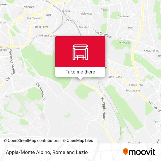 Appia/Monte Albino map