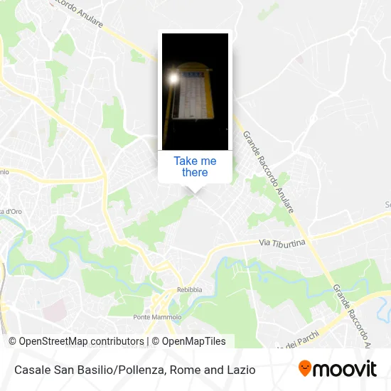 Casale San Basilio/Pollenza map