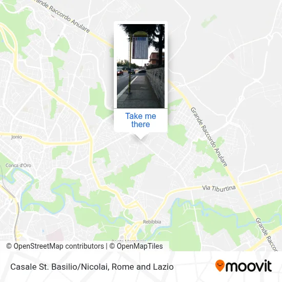 Casale St. Basilio/Nicolai map