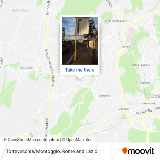 Torrevecchia/Montoggio map