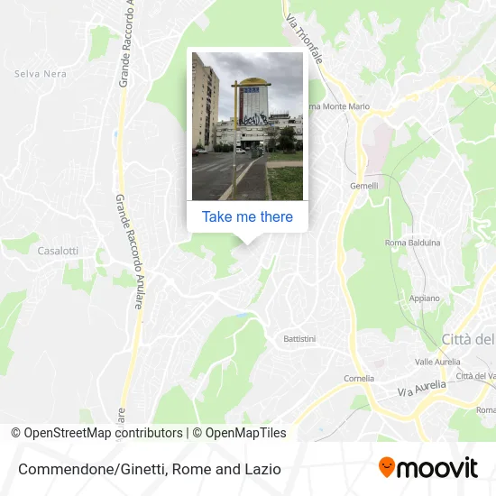 Commendone/Ginetti map