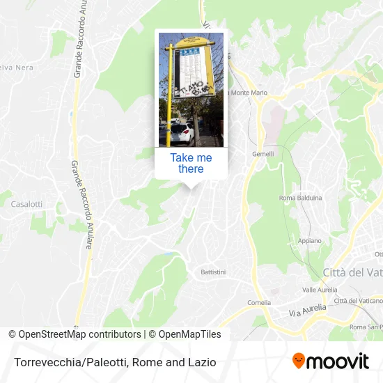 Torrevecchia/Paleotti map