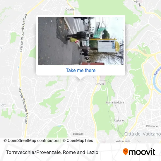 Torrevecchia/Provenzale map