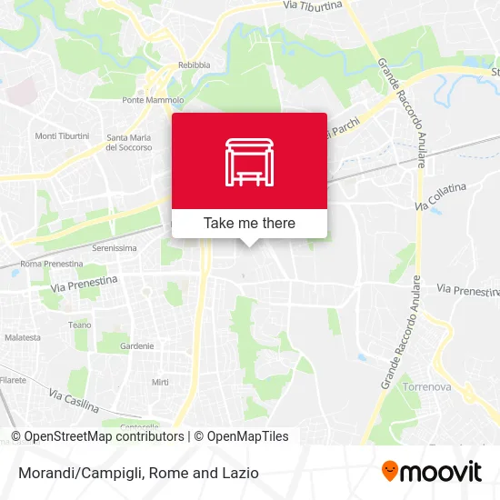 Morandi/Campigli map