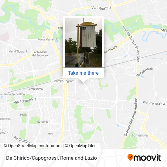 De Chirico/Capogrossi map