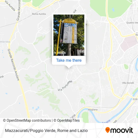 Mazzacurati/Poggio Verde map