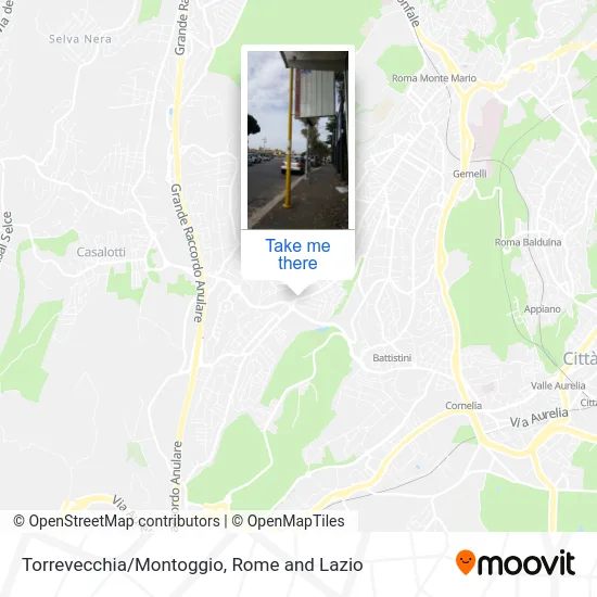 Torrevecchia/Montoggio map