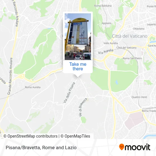 Pisana/Bravetta map