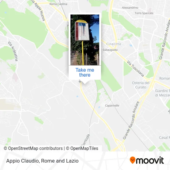 Appio Claudio map