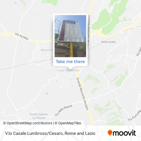 V.lo Casale Lumbroso/Cesaro map