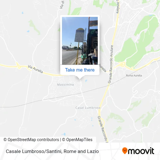 Casale Lumbroso/Santini map