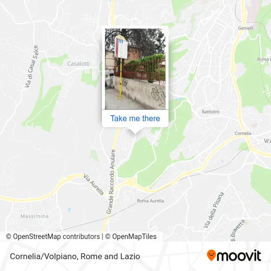 Cornelia/Volpiano map