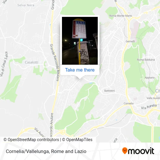 Cornelia/Vallelunga map