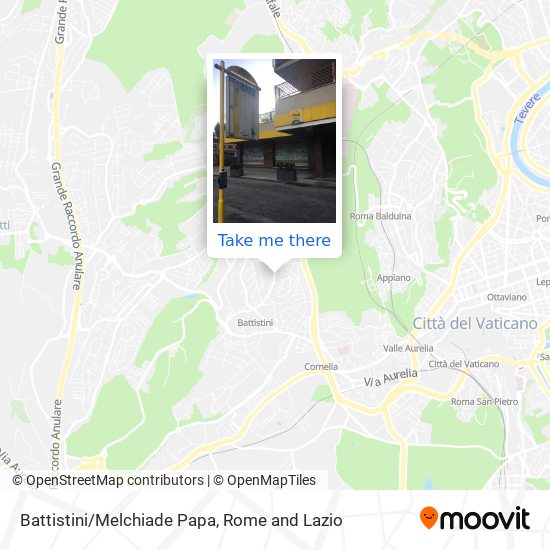 Battistini/Melchiade Papa map