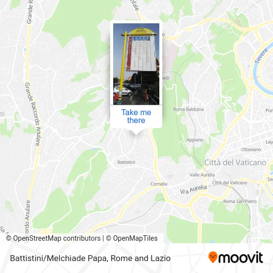 Battistini/Melchiade Papa map