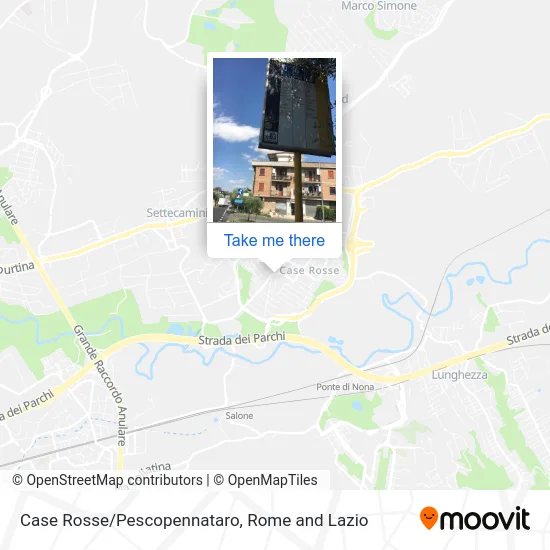 Case Rosse/Pescopennataro map