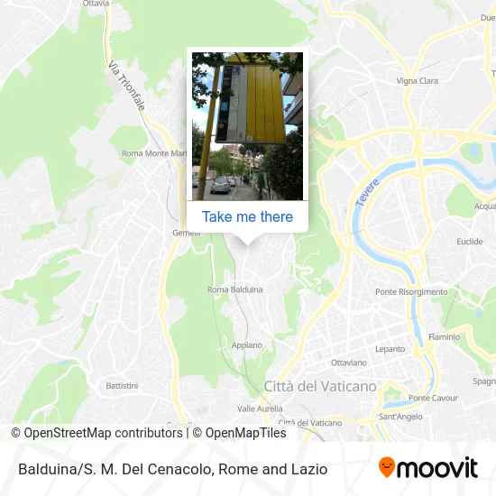 Balduina / Santa Maria Del Cenacolo map