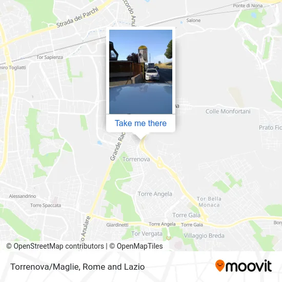 Torrenova/Maglie map