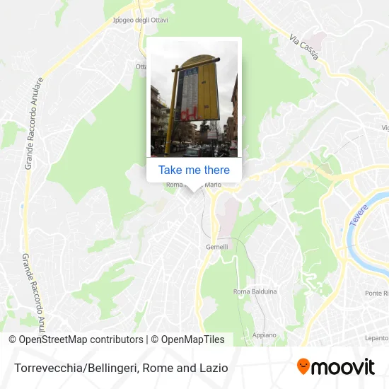 Torrevecchia/Bellingeri map