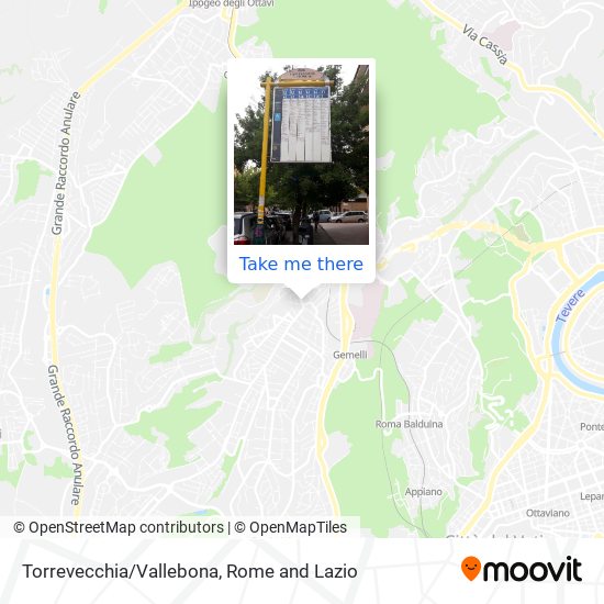 Torrevecchia/Vallebona map