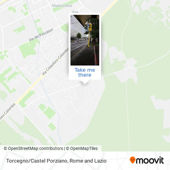 Torcegno/Castel Porziano map