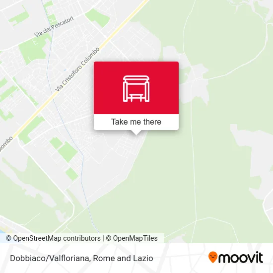 Dobbiaco/Valfloriana map