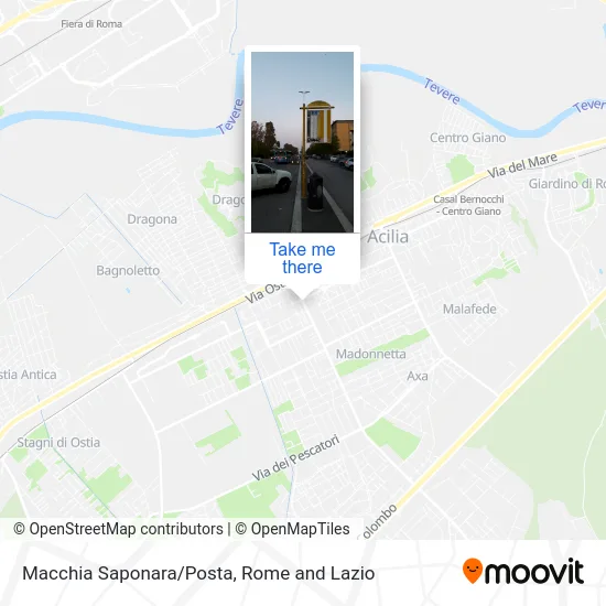 Macchia Saponara/Posta map