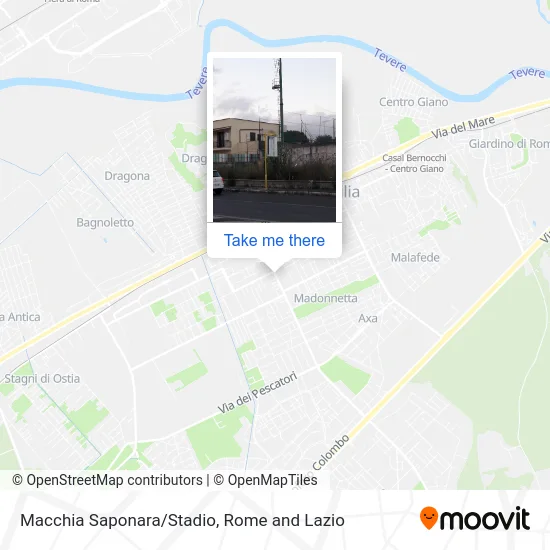 Macchia Saponara/Stadium map