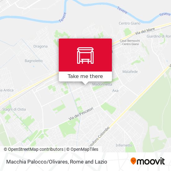 Macchia Palocco/Olivares map